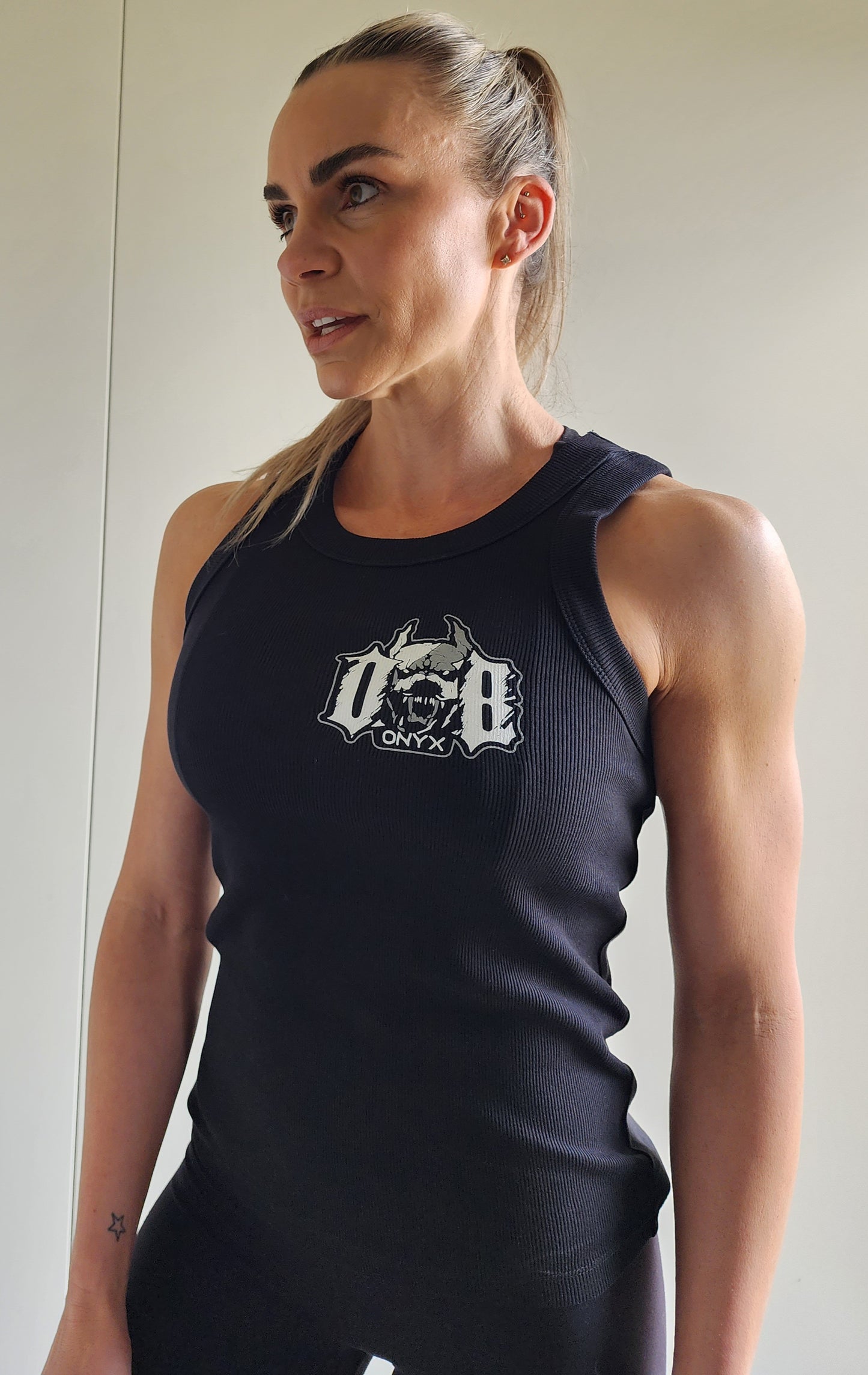Women's Black singlet