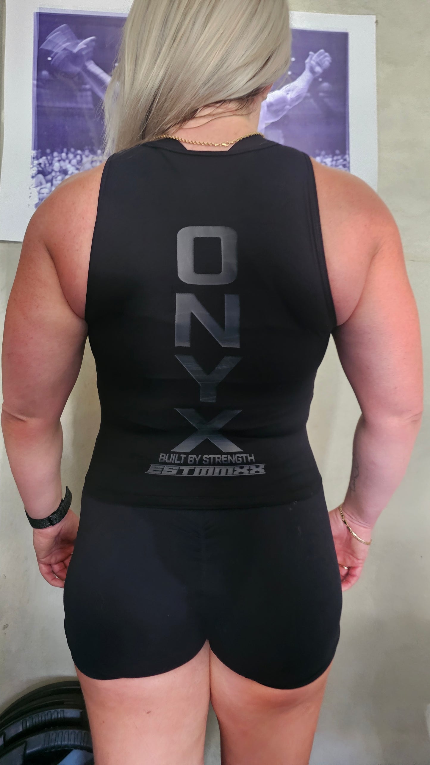 OB Black on Black Crop Tank