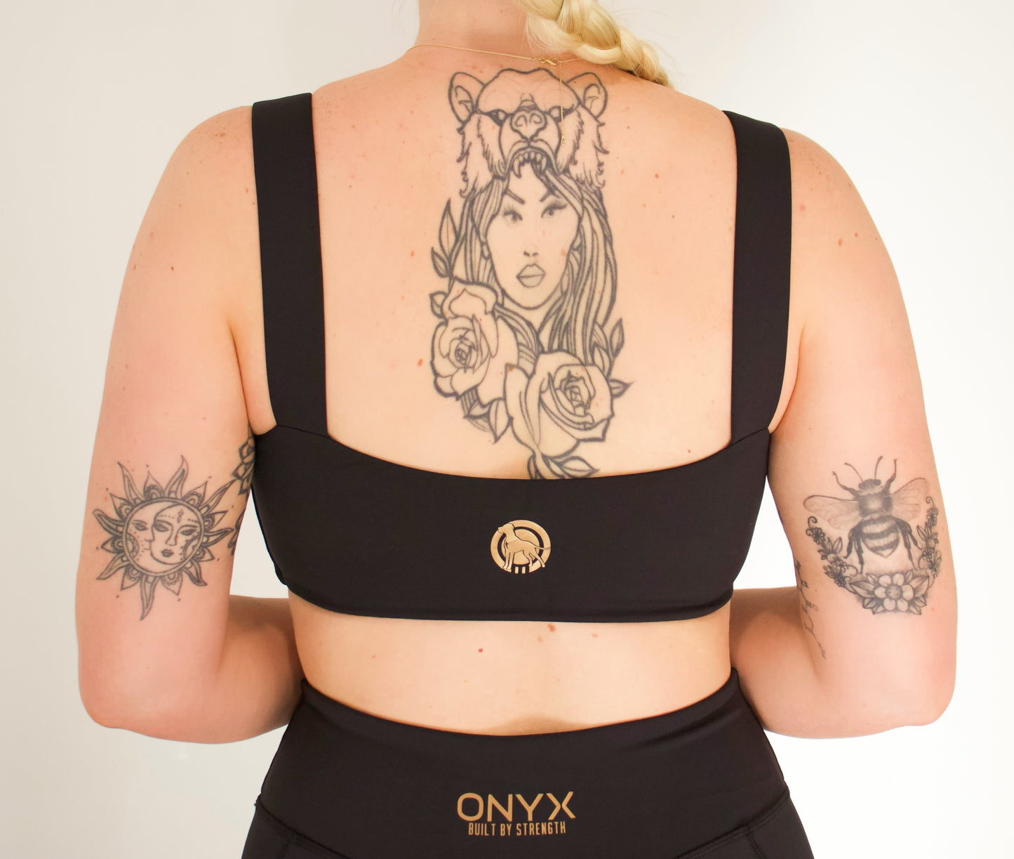OB Black on Black Underwire Sports bra