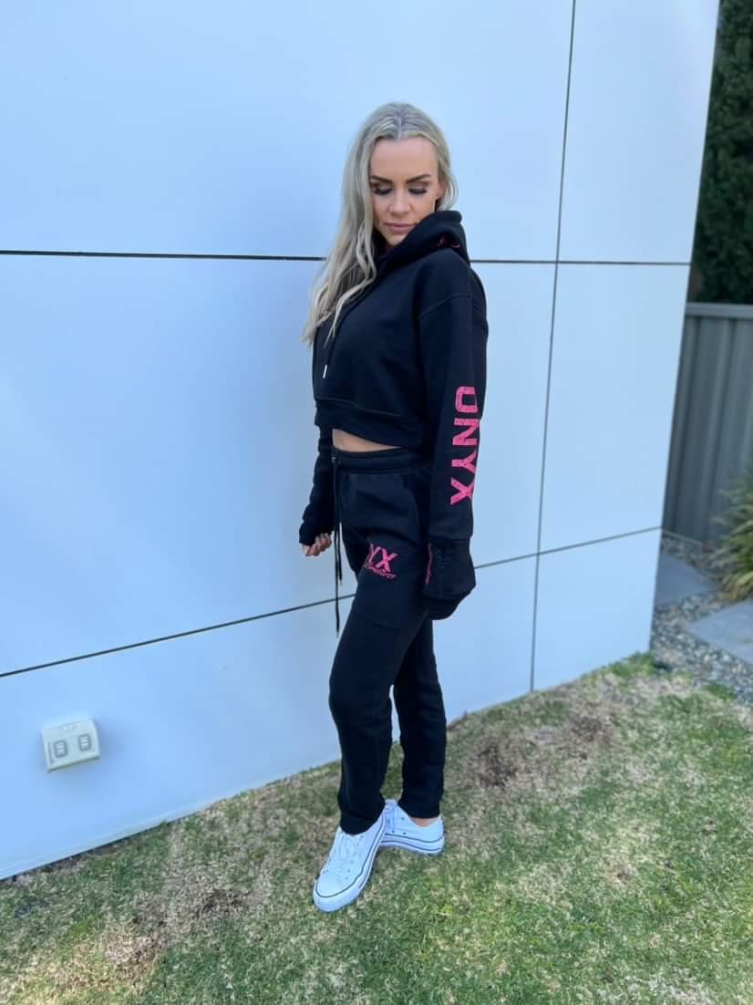 Women's Cropped Hoody Black